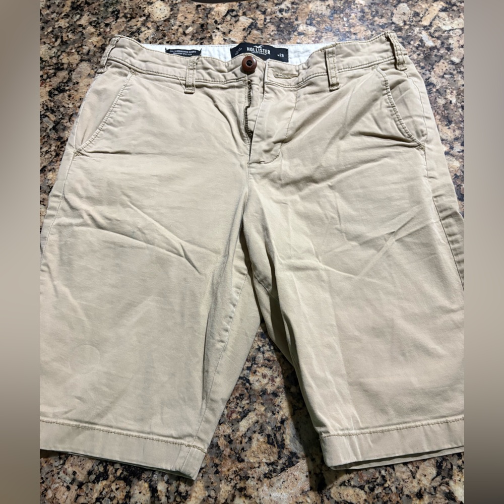 Hollister Tan Casual Shorts